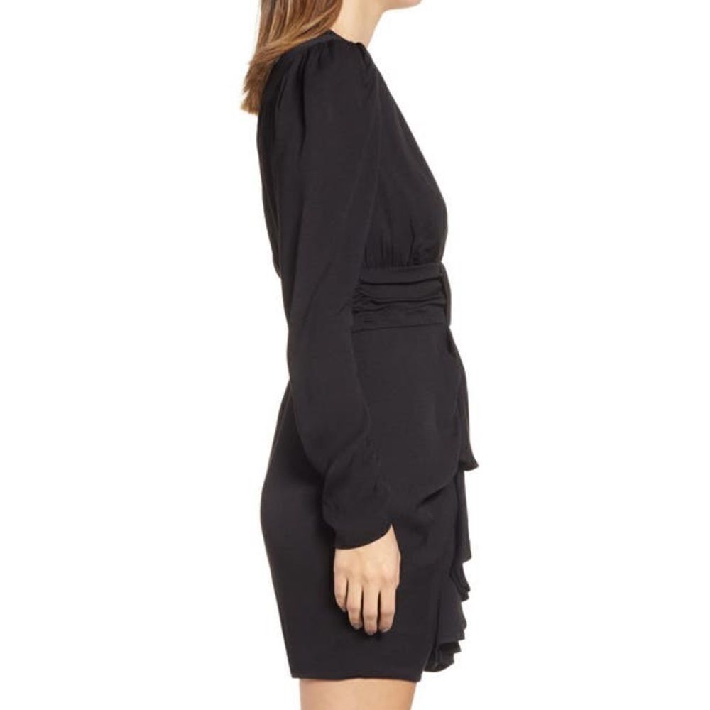 AFRM Ruched & Ruffled Mini Dress - Picture 4 of 15